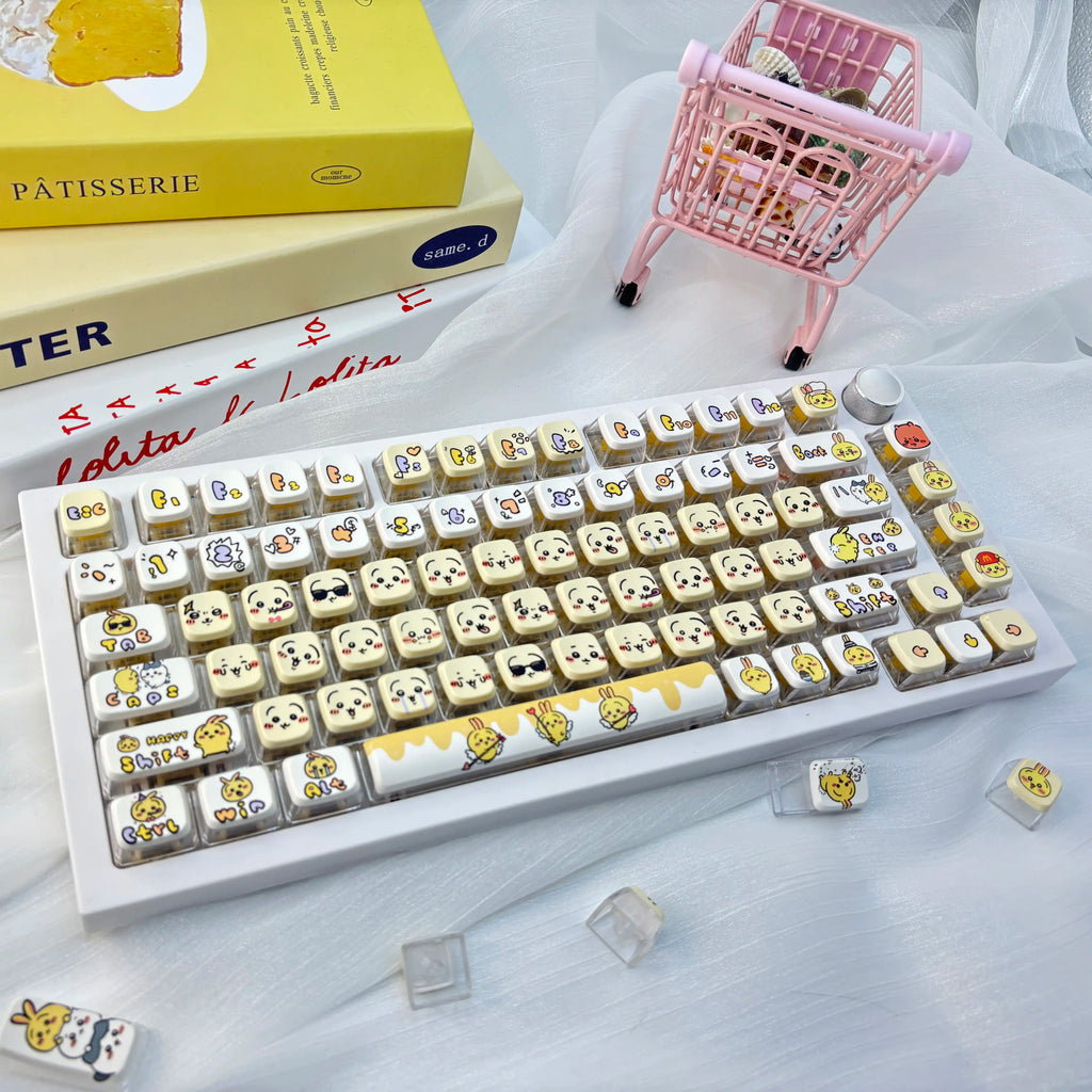 Usagi 4-Side Shine-Through PBT Keycap Set