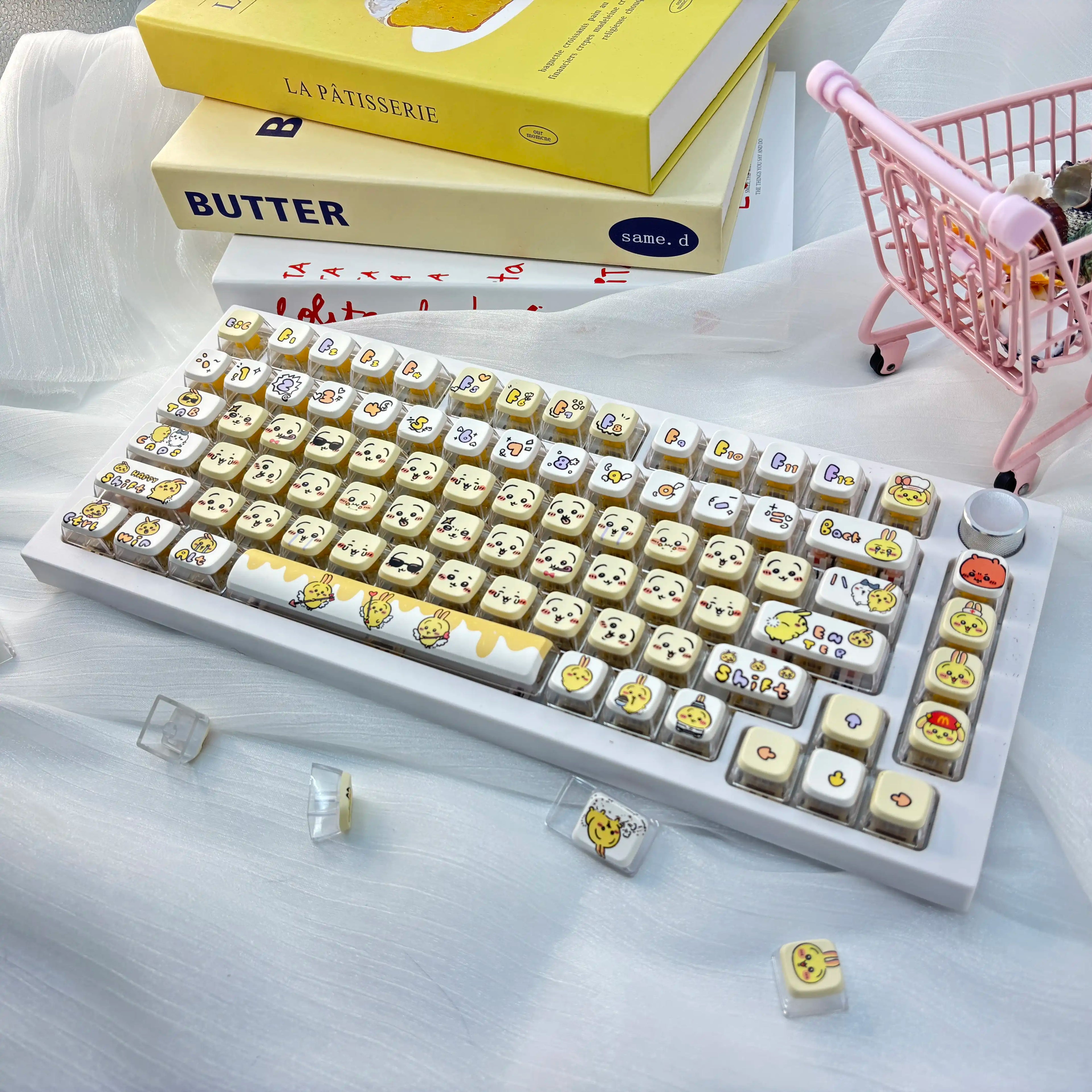 Usagi 4-Side Shine-Through PBT Keycap Set
