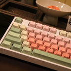 Watermelon Gummy OEM Profile PBT Side-Printed Shine-Through Keycap Set