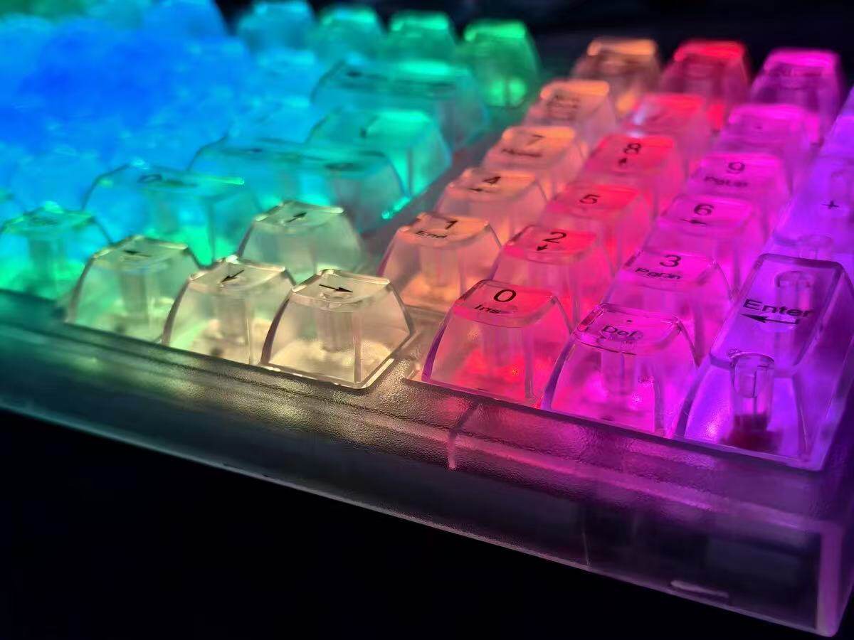 White Frosted Translucent 115-Key OEM Profile Keycap Set
