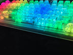 White Frosted Translucent 115-Key OEM Profile Keycap Set
