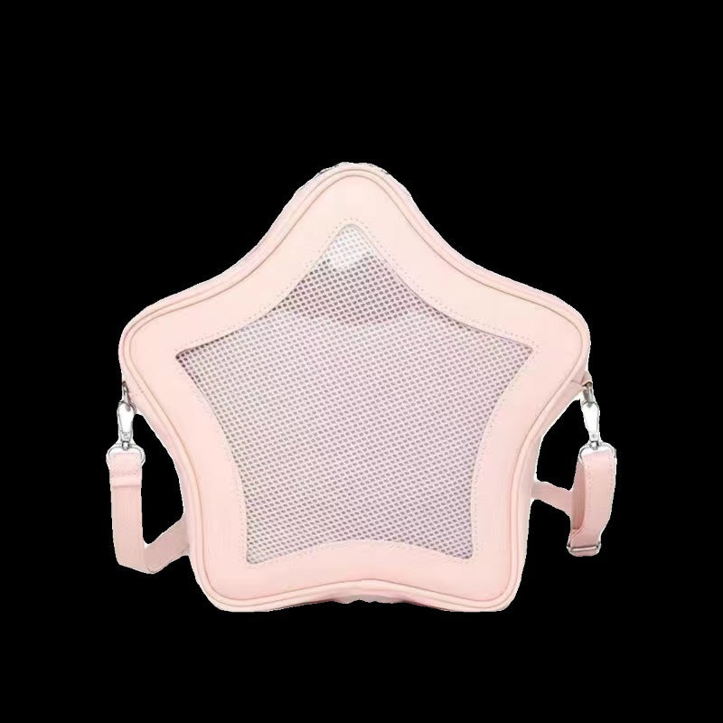Y2K Star Ita Bag Pin Display Crossbody Backpack