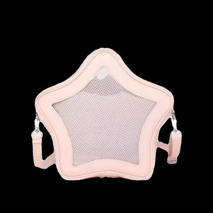 Y2K Star Ita Bag Pin Display Crossbody Backpack