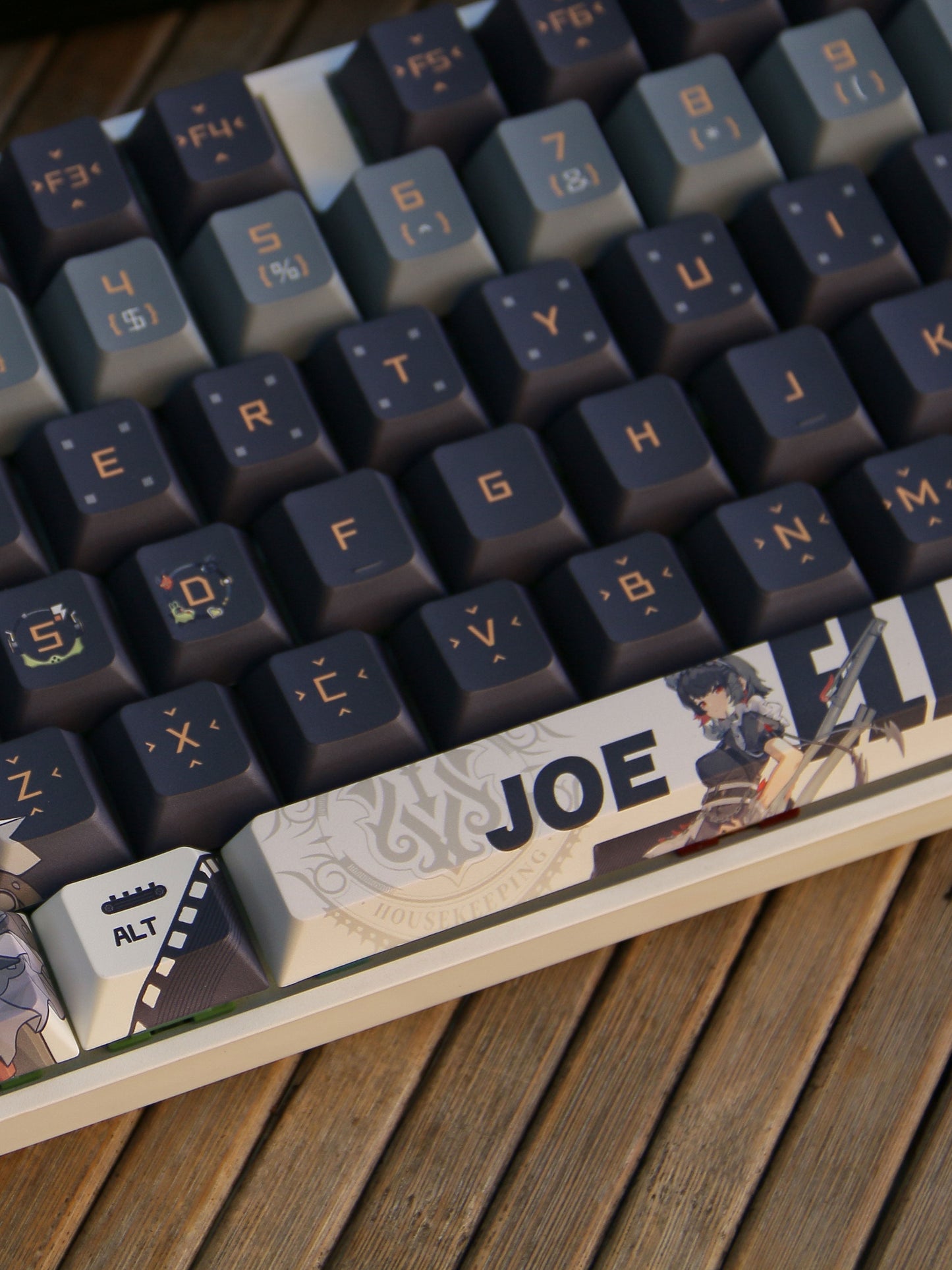 Zenless Zone Zero Ellen Joe Side-Print Shine-Through PBT Keycap Set – 120 Keys