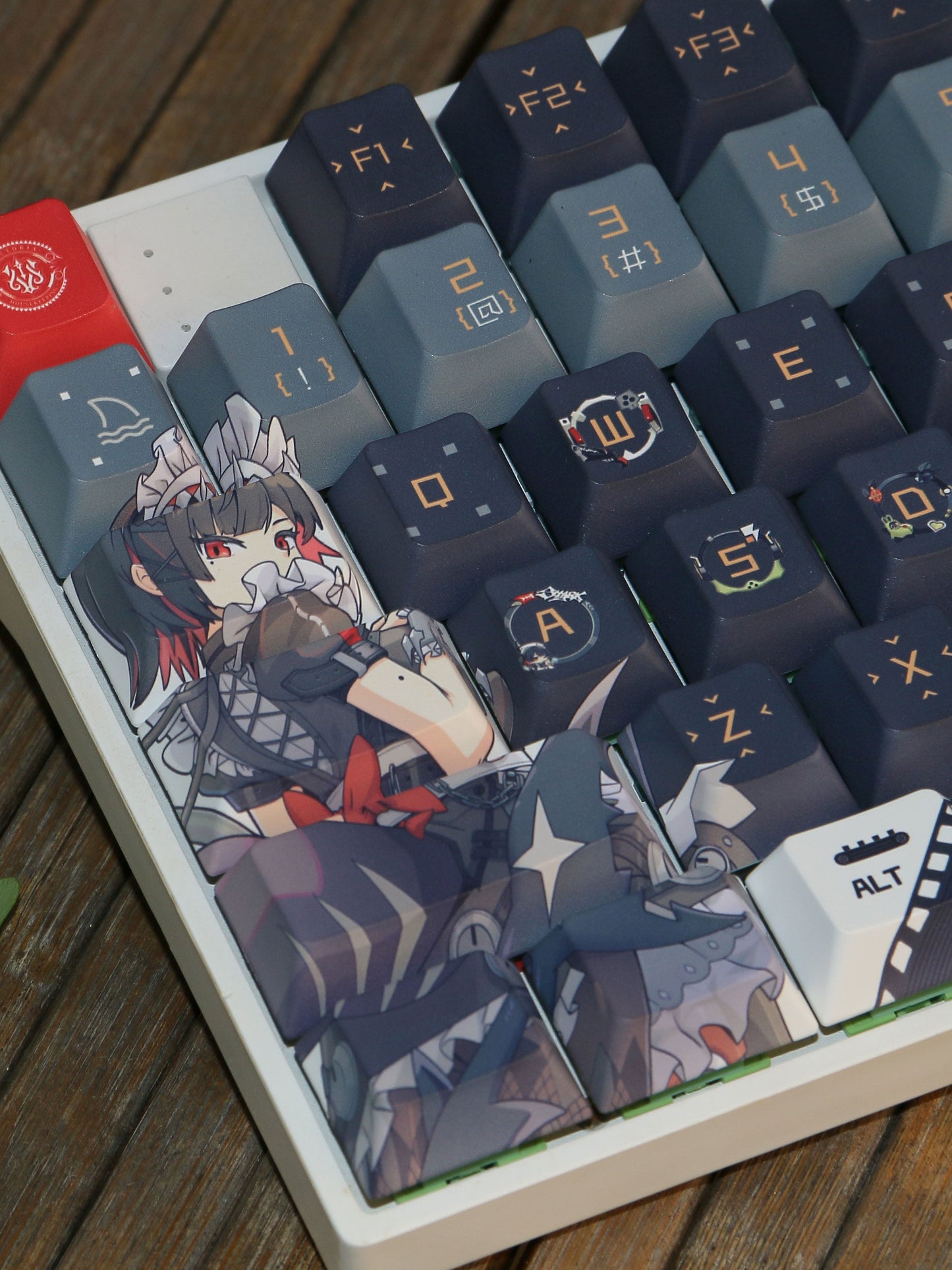 Zenless Zone Zero Ellen Joe Side-Print Shine-Through PBT Keycap Set – 120 Keys