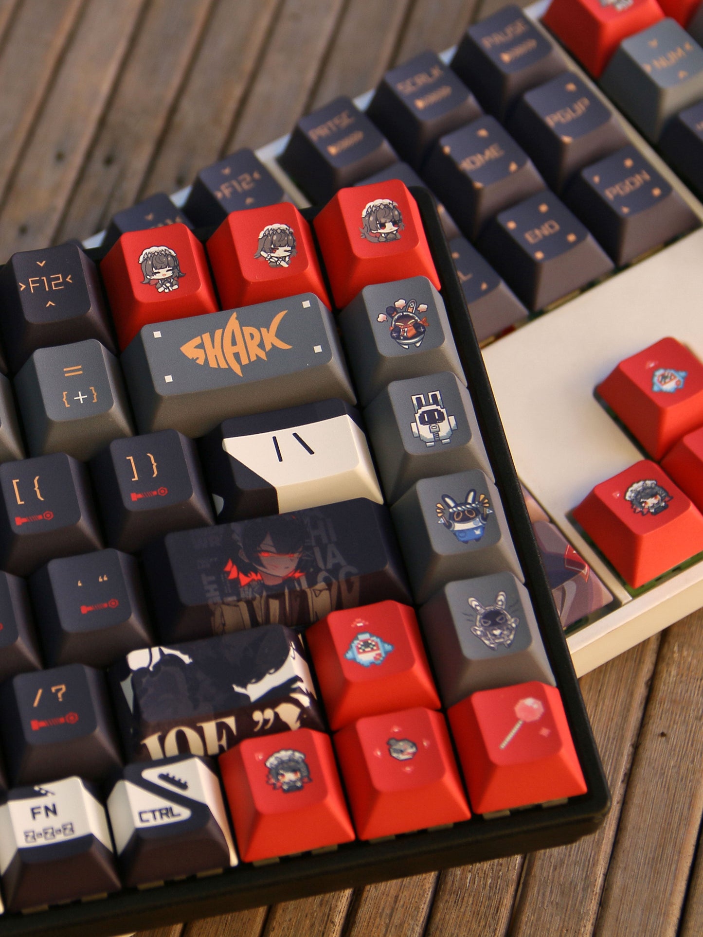 Zenless Zone Zero Ellen Joe Side-Print Shine-Through PBT Keycap Set – 120 Keys