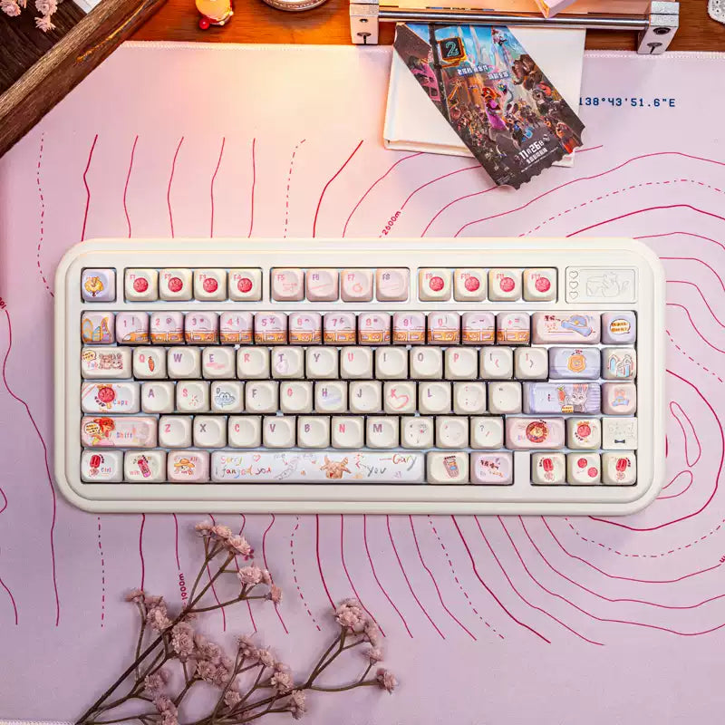 Zootopia Nick & Judy MOA Profile Keycap Set