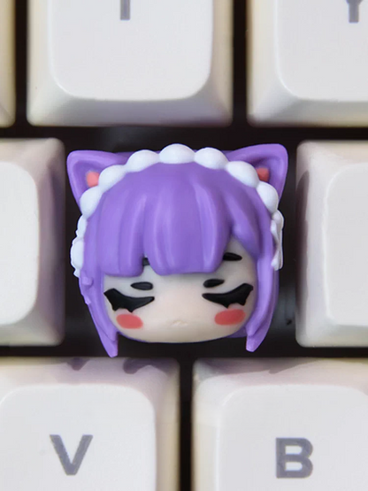 Re:ZERO 3D Resin Artisan Keycap (Rem/Ram/Emilia) – Custom Anime Keycap