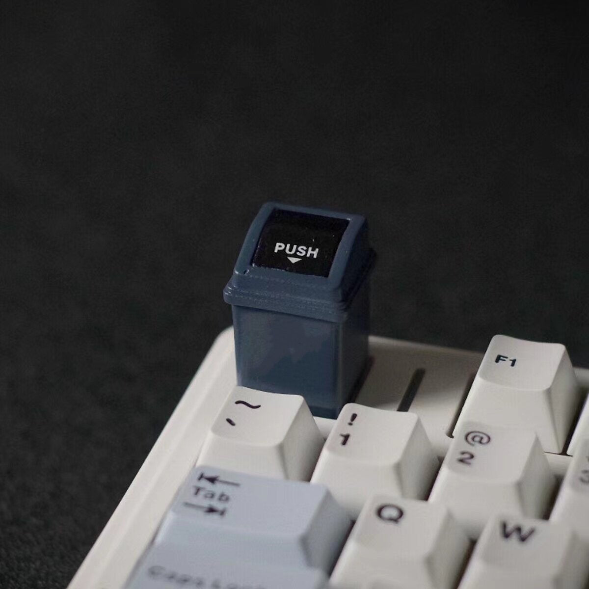 Mini Trash Can Resin Artisan Keycap – ESC Key