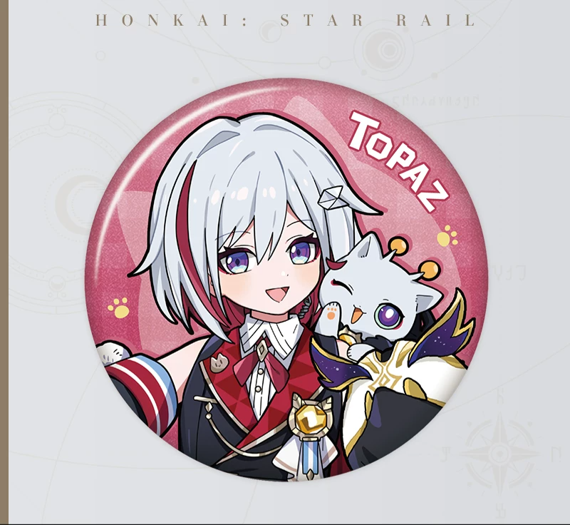 [Honkai: Star Rail] Official "Tiny Cat / Critter Pick" Series Shimmering Badge