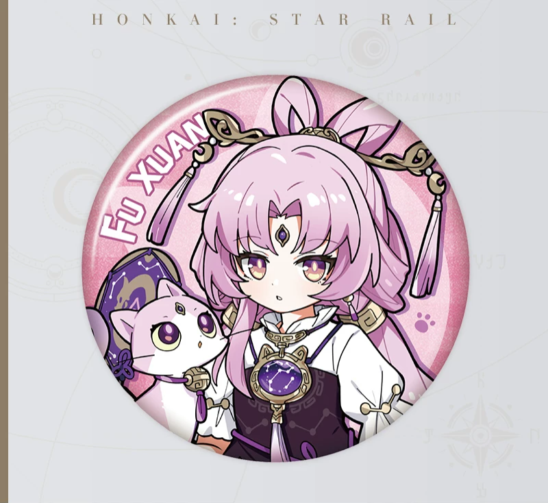 [Honkai: Star Rail] Official "Tiny Cat / Critter Pick" Series Shimmering Badge