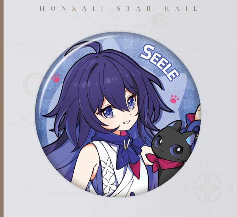 [Honkai: Star Rail] Official "Tiny Cat / Critter Pick" Series Shimmering Badge