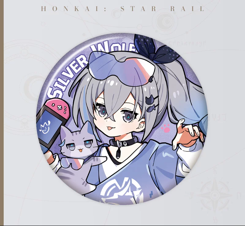 [Honkai: Star Rail] Official "Tiny Cat / Critter Pick" Series Shimmering Badge