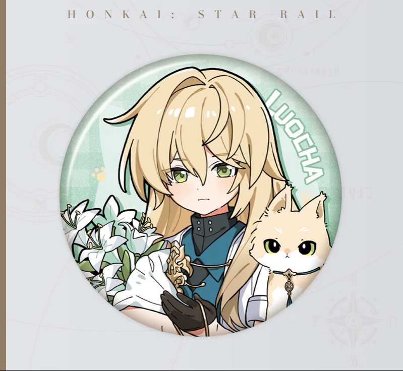 [Honkai: Star Rail] Official "Tiny Cat / Critter Pick" Series Shimmering Badge