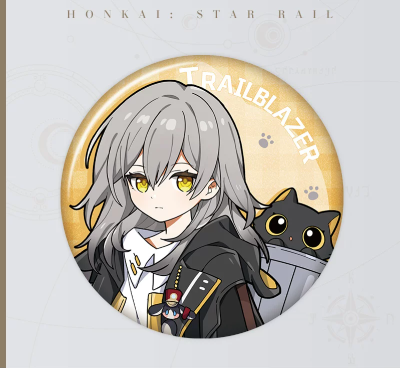 [Honkai: Star Rail] Official "Tiny Cat / Critter Pick" Series Shimmering Badge
