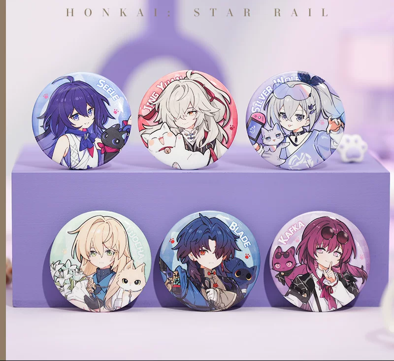[Honkai: Star Rail] Official "Tiny Cat / Critter Pick" Series Shimmering Badge