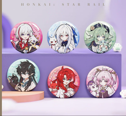 Little Cats Series Tinplate Badge