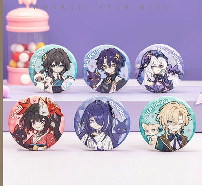 Little Cats Series Tinplate Badge