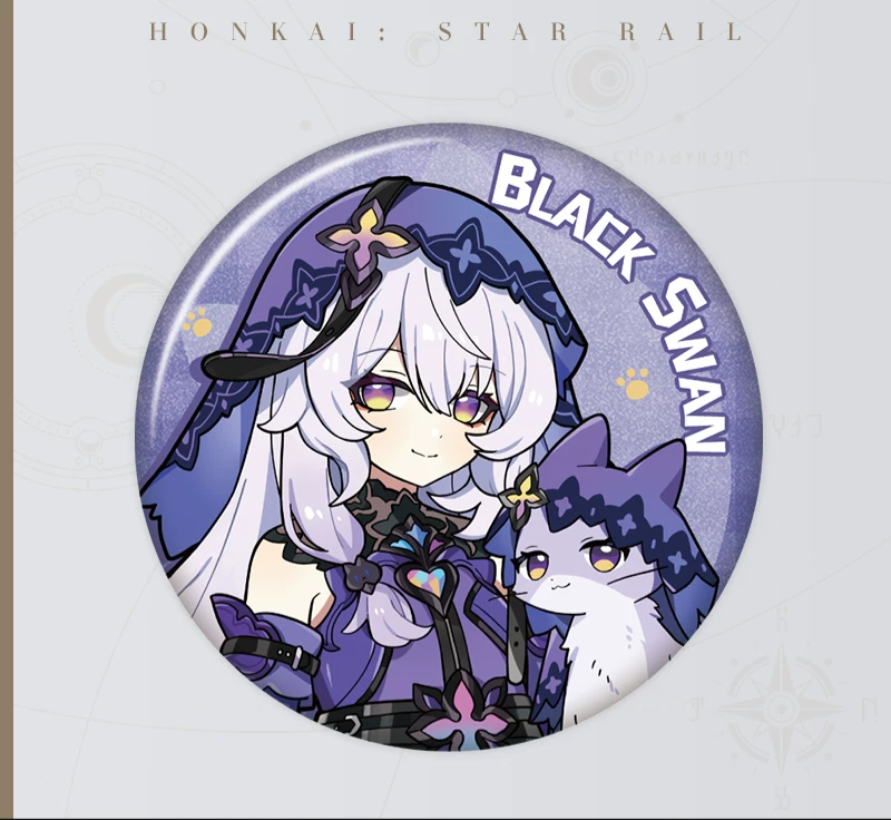 [Honkai: Star Rail] Official "Tiny Cat / Critter Pick" Series Shimmering Badge
