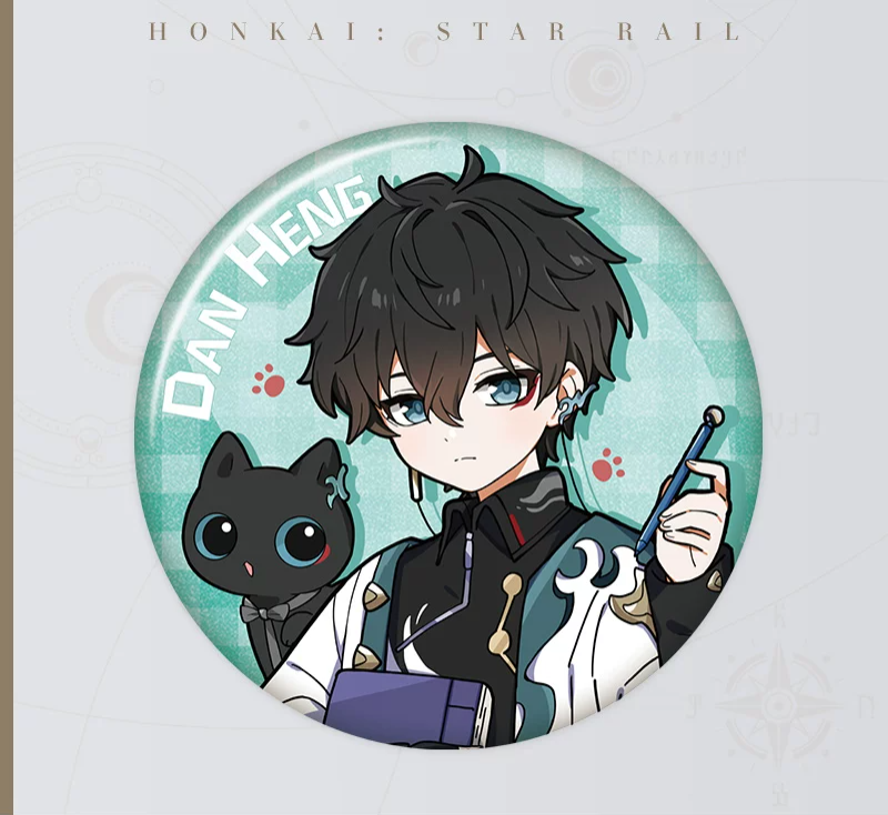 [Honkai: Star Rail] Official "Tiny Cat / Critter Pick" Series Shimmering Badge