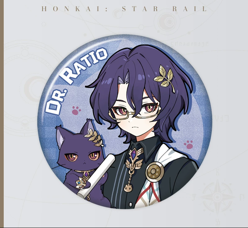 [Honkai: Star Rail] Official "Tiny Cat / Critter Pick" Series Shimmering Badge