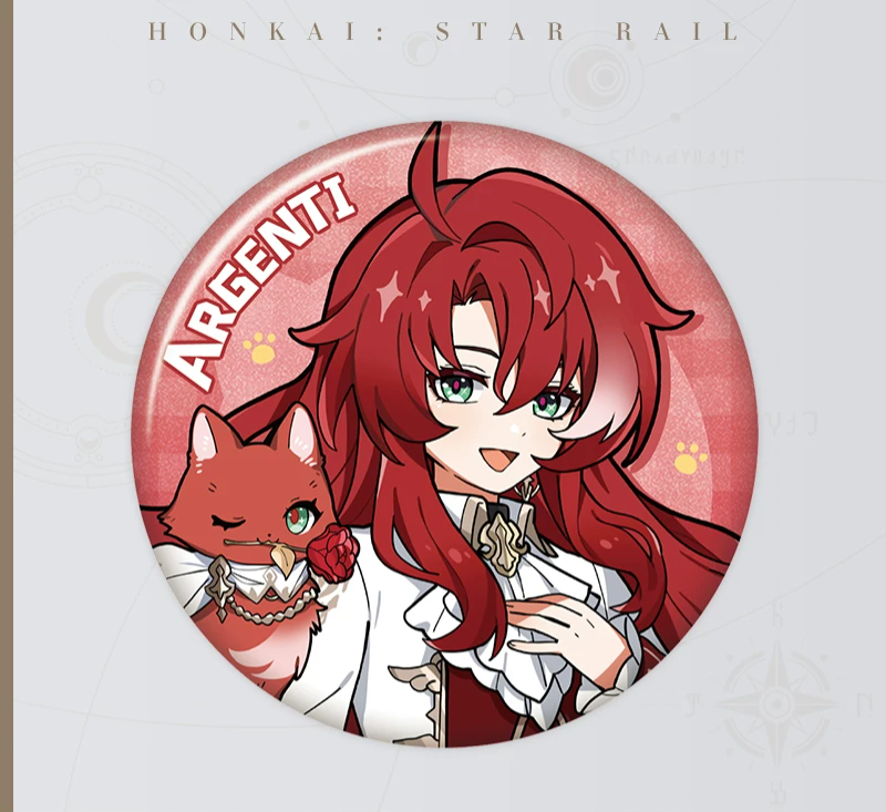 [Honkai: Star Rail] Official "Tiny Cat / Critter Pick" Series Shimmering Badge
