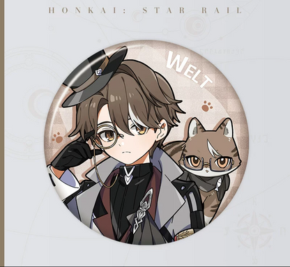 Little Cats Series Tinplate Badge