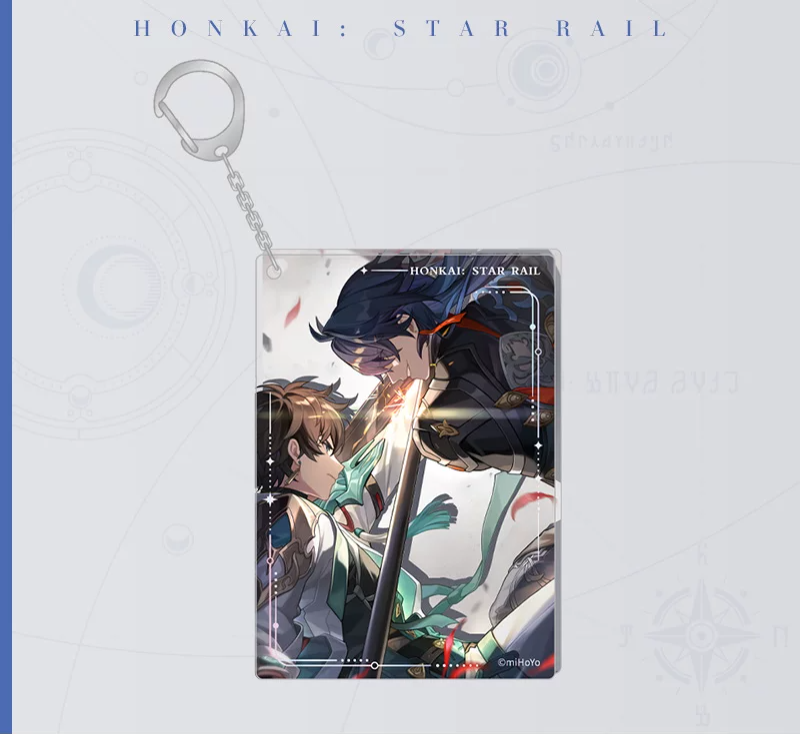 Honkai: Star Rail  Light Cone Series Acrylic Keychain Charm