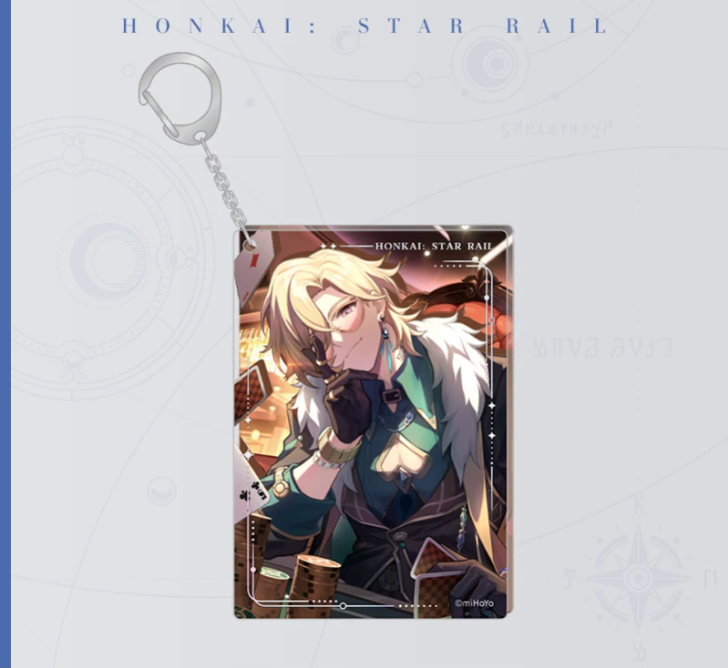 Honkai: Star Rail  Light Cone Series Acrylic Keychain Charm