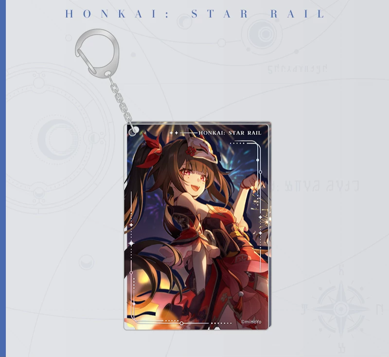 Honkai: Star Rail  Light Cone Series Acrylic Keychain Charm