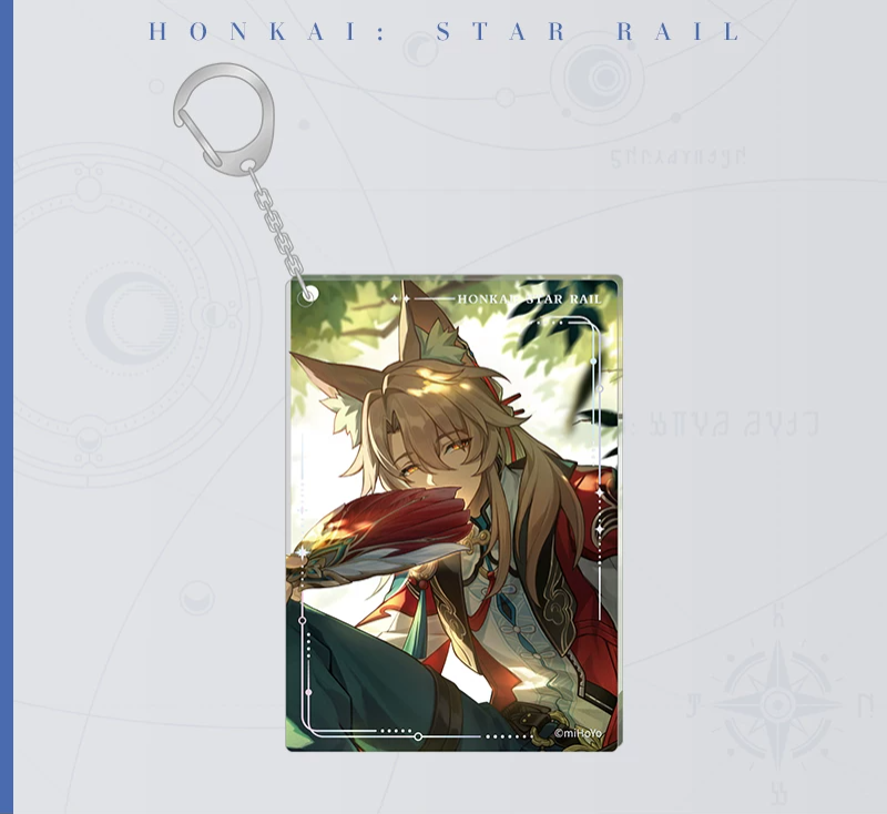 Honkai: Star Rail  Light Cone Series Acrylic Keychain Charm