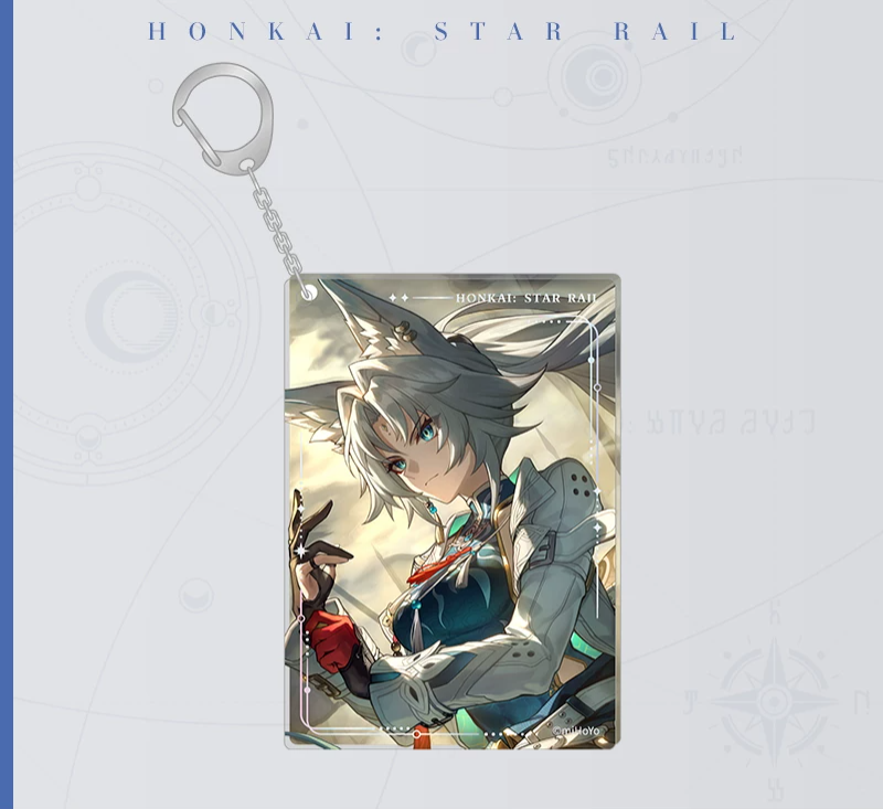 Honkai: Star Rail  Light Cone Series Acrylic Keychain Charm