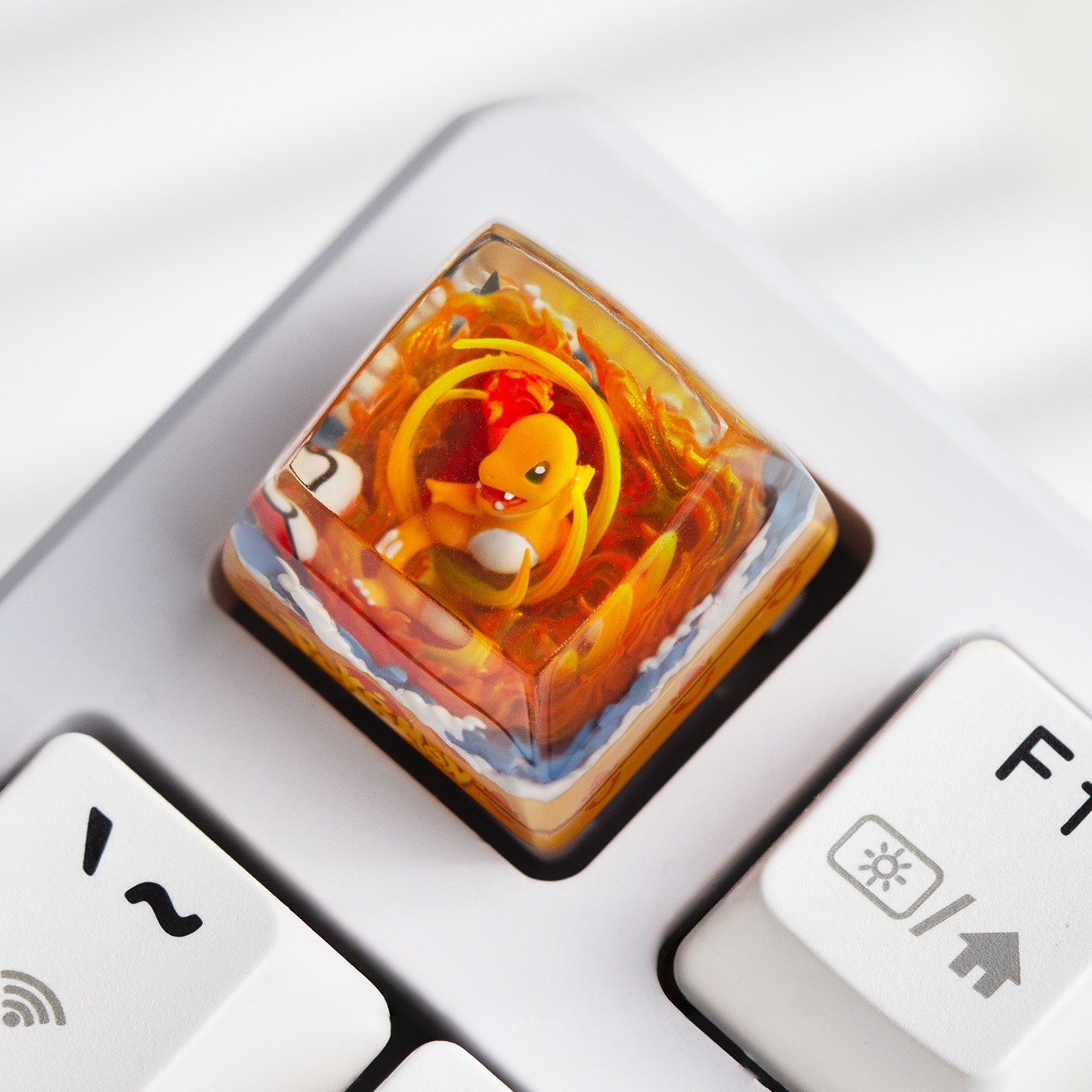 Pokémon "Charmander" Artisan Keycap - Crystal Resin Edition