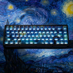 Starry Sky Transparent PC Keycap Set