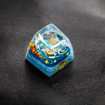 Pokémon "Squirtle" Artisan Keycap - Crystal Resin Edition