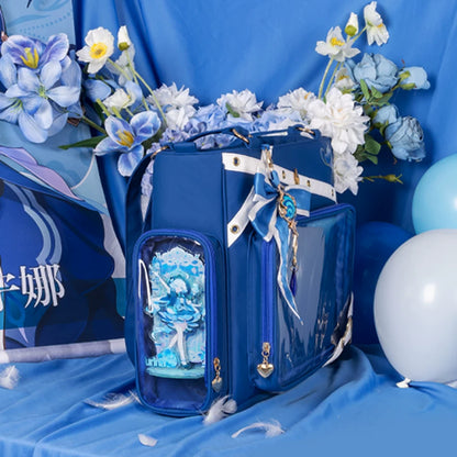 Furina Ita Bag Crossbody – Large Capacity Pin Display Itabag (With Insert Board)