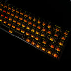 Obsidian Stone Ice Crystal Translucent Keycaps (PC OEM Profile)