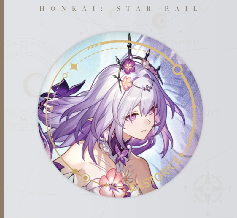 Honkai: Star Rail Illustration Series Tin Button Badge (Remembrance Path)