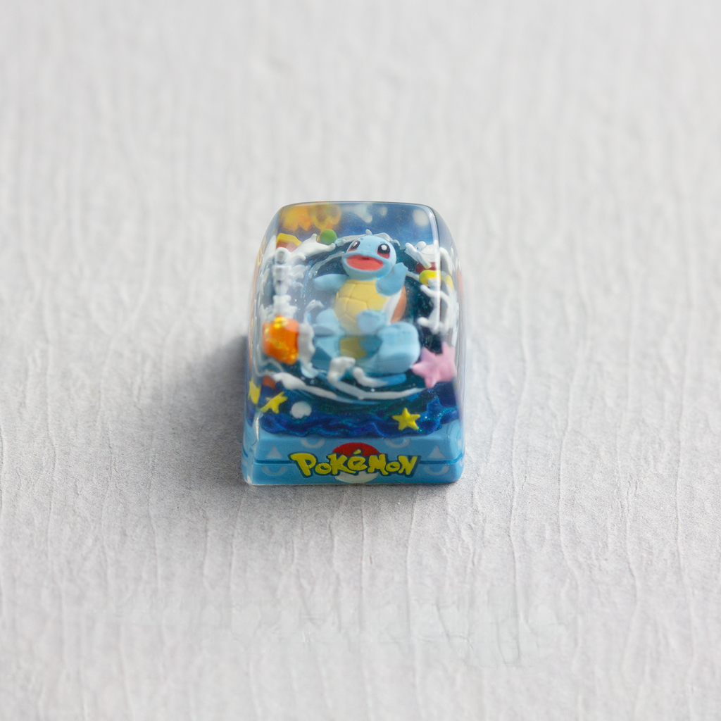 Pokémon Squirtle Resin Artisan Keycap – ESC Key