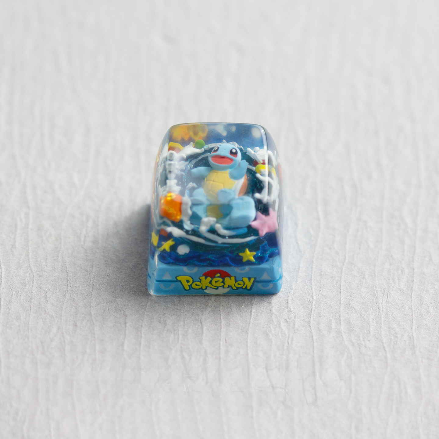 Pokémon "Squirtle" Artisan Keycap - Crystal Resin Edition