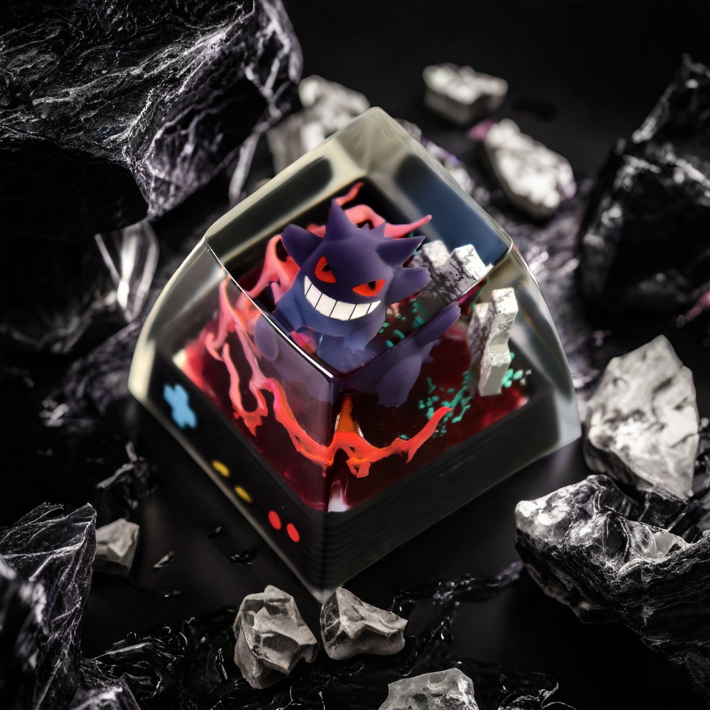 Pokémon Gengar Resin Artisan Keycap – ESC Key