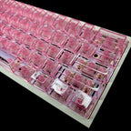 Peach Blossom Ice Crystal Translucent Keycaps (PC OEM) – 132 Keys