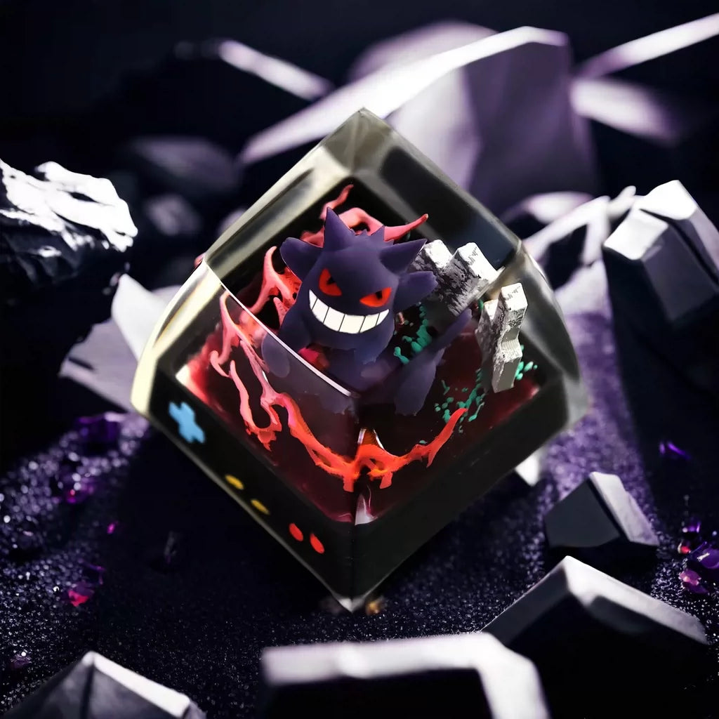 Pokémon Gengar Resin Artisan Keycap – ESC Key