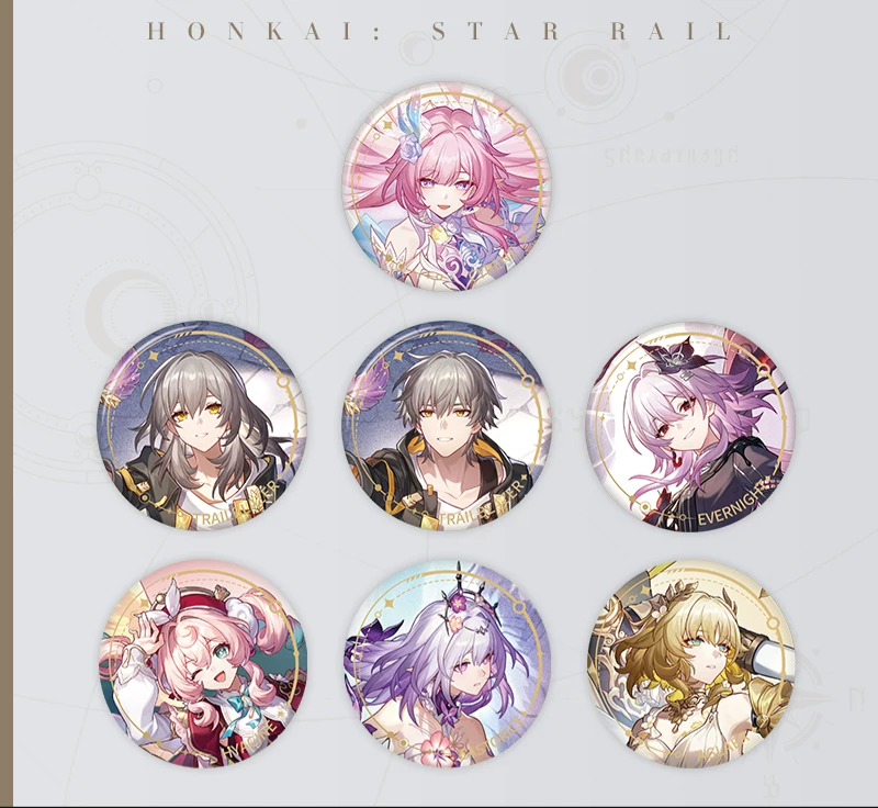 Honkai: Star Rail Illustration Series Tin Button Badge (Remembrance Path)