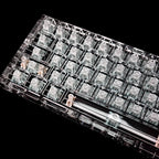 Azure Moon 2.0 Transparent PC Keycap Set – 132 Keys