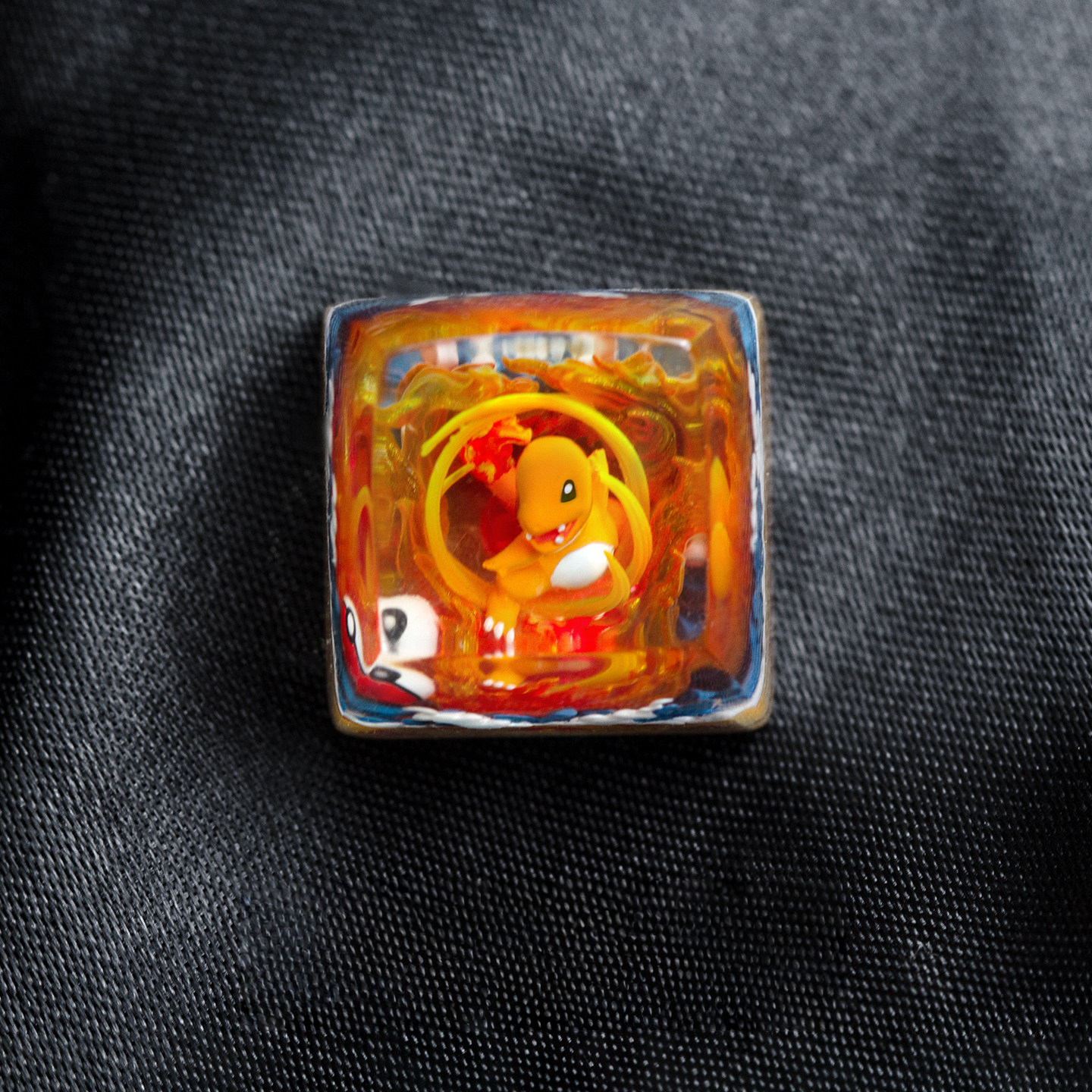 Pokémon "Charmander" Artisan Keycap - Crystal Resin Edition