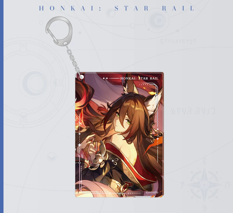 Honkai: Star Rail  Light Cone Series Acrylic Keychain Charm