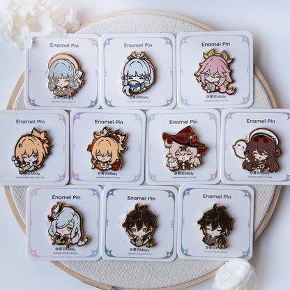 Genshin Impact Enamel Pin Badge