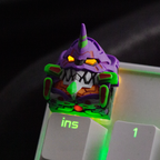 Neon Genesis Evangelion EVA Unit-01 Translucent Resin Artisan Keycap – ESC Key